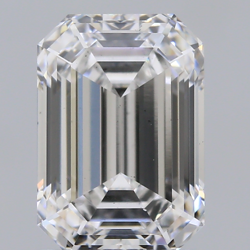 1.66 Ct F VS2 Emerald Lab Grown Diamond